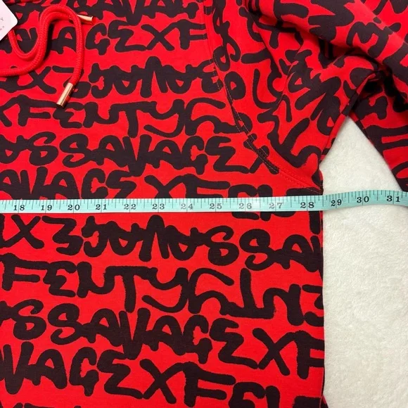 Savage X Fenty By RIHANNA HOODED ONESIE
Red Black Graphic Jumpsuit Size 22-24 - Picture 12 of 13